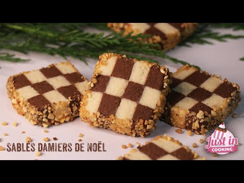 ❅ Recette de Sablés Damiers Vanille Cacao pour Noël ❅