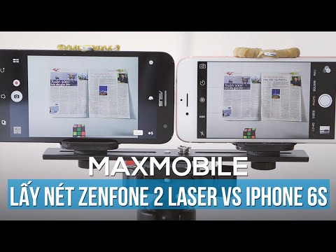 (VIETNAMESE) Lấy nét la-de là gì? Asus Zenfone 2 Laser vs iPhone 6S, LG G4, V10