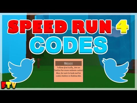 Code In Speed Run 07 2021 - roblox codes speed run 4