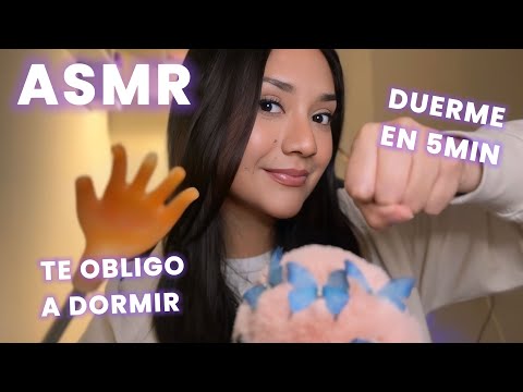 ASMR PARA DORMIR AHORA MISMO! (TOCO TU CARITA, PIOJITOS, TE PEINO, ETC)💤