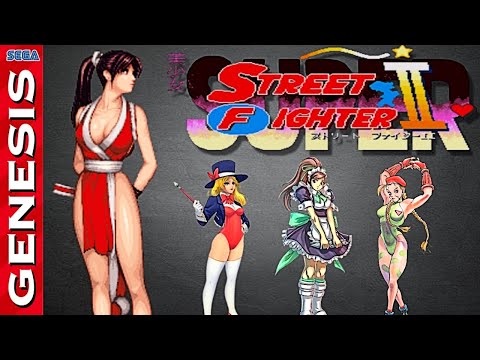 Bishoujo Super Street Fighter II: Glamor Queen (Sega Genesis - SF2 Hack)