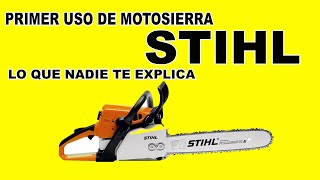 Primer Uso de Motosierra Stihl: Lo Que Nadie Te Explica Herramientas en El Salvador