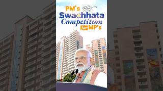 PM Modi's cleanliness challenge to MPs, calls for a competition | #shorts