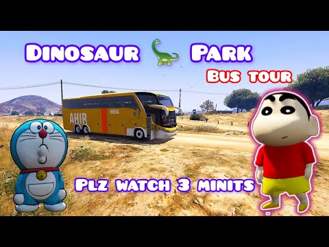 GTA5 Dinosaur Park Daggaraki Bus lo Veltunamu#shorts #youtubeshorts #gta