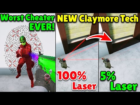 What a *10 IQ* Cheater Looks Like! | NEW Bullet Hole Claymore Trick! - Rainbow Six Siege
