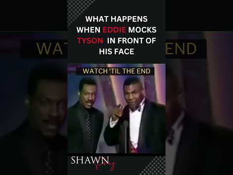 The Time Eddie Murphy Mocked Mike Tyson in His Face #miketyson #shorts #comedy #hiphop #celebrity