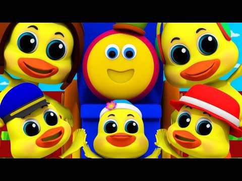Five Little Ducks 🦆 | Bob the Train Nursery Rhymes & Kids Songs for Toddlers