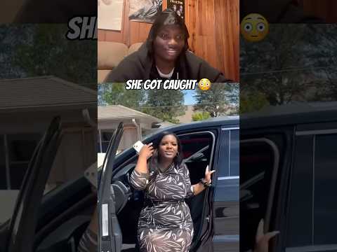 She got caught😳 #fyp #viral