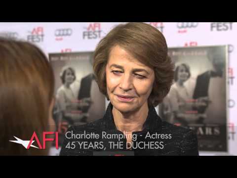 Charlotte Rampling on the Red Carpet at AFI FEST