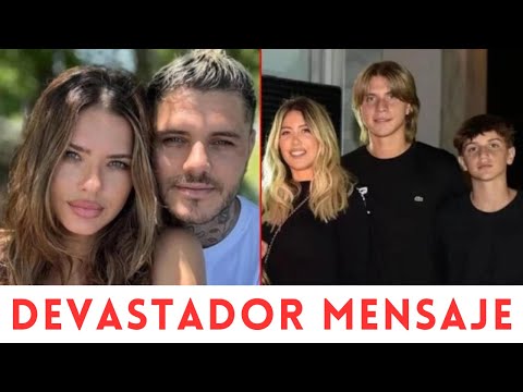 EL DOLOROSO MENSAJE DEL HIJO DE WANDA NARA EN MEDIO DEL CONFLICTO CON ICARDI Y LA CHINA SUÁREZ