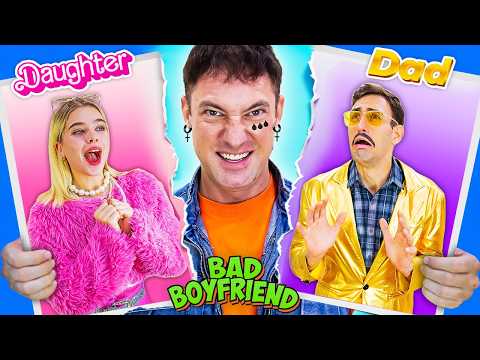 My Dad vs My Boyfriend! Good Girl Fell in Love With Bad Boy by Crafty Hype Plus