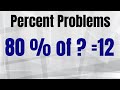 Understanding Percent Problems