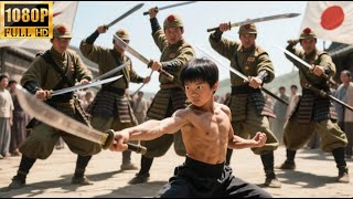 嚣张的日本高手擂台十连胜，不料打杂小子上台，一招击毙日本高手⚔️ 功夫 MMA | Kung Fu #抗日 #電影 #功夫