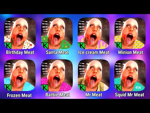 Mr Meat All New Mods || Barbie Mr Meat | Ken Mr Meat | Joker Mr Meat | Frozen Mr Meat | Granny Mod