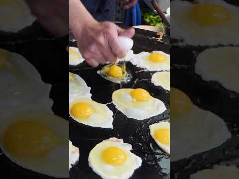 대만 계란 후라이 달인 Taiwanese street food