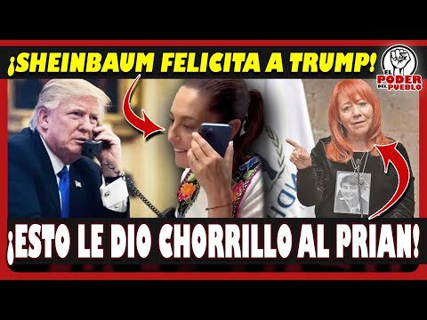 ¡JUEVES INESPERADO! LA PRESIDENTA Y TRUMP SOSTIENEN LLAMADA TELEFÓNICA, ROSARIO PIEDRA A LA CNDH