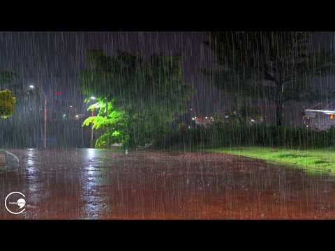 비 내리는 밤 불면증과 숙면을 위한 거센 빗소리, 편안한 백색소음 Rain ASMR