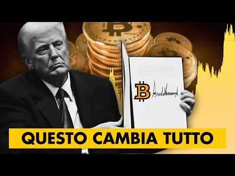 Trump lancia la Riserva Strategica  in BITCOIN: 200.000 BTC nelle casse