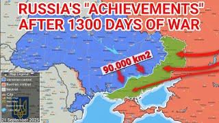1300 Days of Fighting: Mapping Russia’s Control in Ukraine