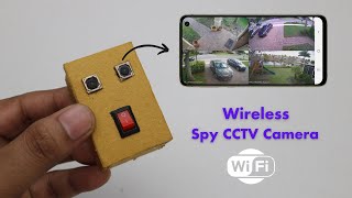 How To Make Wireless Spy Cctv Camera - With Old Mobile Camera