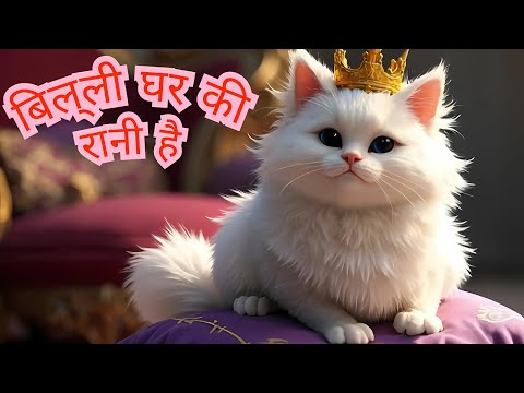 Billi Ghar Ki Rani Hai – 3D Hindi Nursery Rhyme for Kids @googlykids