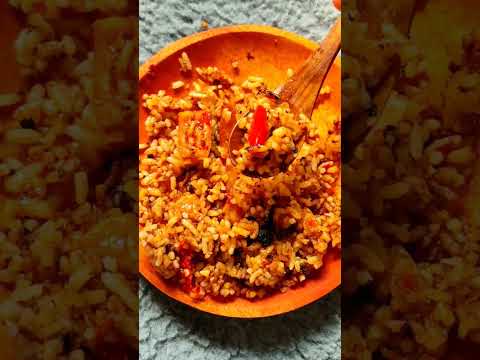 Makan hari ini nasi goreng pedas