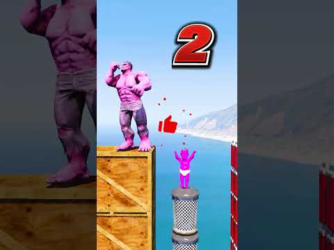 GTA 5: PINK SPIDER-MAN VS PINK VENOM KID SAVE FROM PIT 🥹ðŸ˜