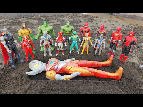 ULTRAMAN ZERO TENGGELAM DI SUNGAI, ULTRA BELIAL MELAWAN RAJA ULTRAMAN RAKSASA, HULK MENGIS DI SUNGAI