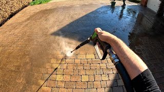 Back at The 500 Year Old House to POWERWASH EVERYTHING!