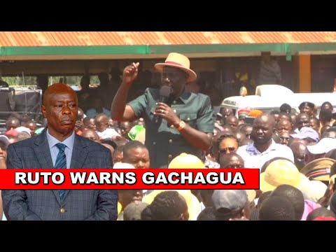 Listen to what Ruto told Gachagua today in Kakamega after forming his own Party!