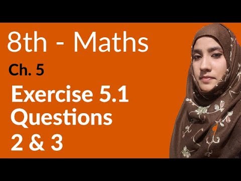 8th Class Math, Polynomials Ex 5.1 Q 2 & 3 - 8th Class...