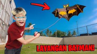 AKHIRNYA YANG KALIAN MINTA!!! BOCIL NERBANGIN LAYANGAN BATMAN PALING KEREN DI DUNIA!!!
