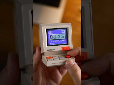 Windows 95 vibes, pixel art screen, games, alarms, and pure nostalgia. Link in bio.