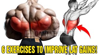6 EXERCISES TO IMPROVE LAT GAINS!
