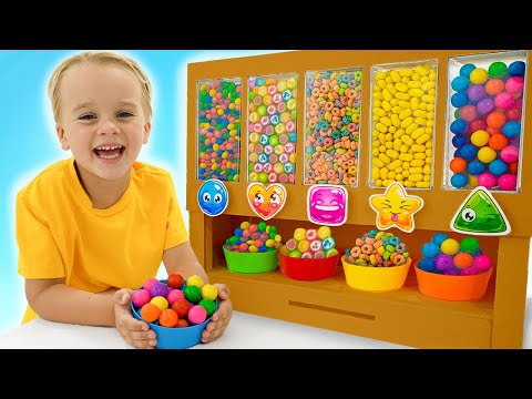 Chris apprend de bonnes habitudes avec la machine à bonbons - Histoires utiles pour les enfants