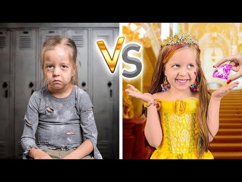 💥 ¡Desafío de Padres RICOS vs POBRES! || Trucos Inteligentes para Toda la Familia 🎉 👩‍👧‍👦