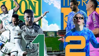 🦁LEON VS TIGRES🐯 "reaccion desde las gradas" 🔥🏟️