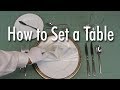 Formal Table Setting Etiquette