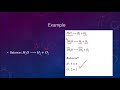Balancing Chemical Equations Concepts