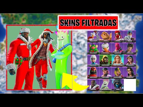 ✅Filtración de Skins Navideñas en la Nueva Actualización de Fortnite🫢