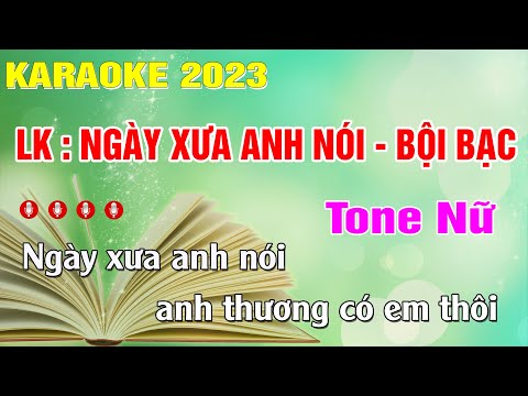 LIÊN KHÚC NGÀY XƯA ANH NÓI Karaoke Tone Nữ (F#m) Nhạc Sống | Trung Hiếu