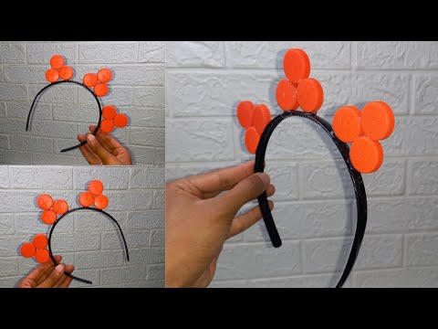 Idea Make Headbands From Plastic Bottle Cap || Tutorial Membuat Bando Dari Tutup botol