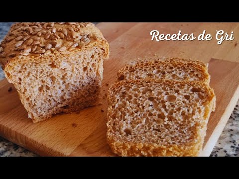 Esponjoso PAN de Espelta, en 7 minutos de video, como hacer el mejor PAN Casero Saludable