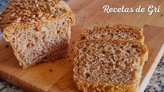 Esponjoso PAN de Espelta, en 7 minutos de video, como hacer el mejor PAN Casero Saludable