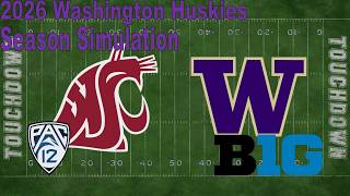 2026 Washington Huskies Simulation: Washington State Cougars vs. #17 Washington Huskies