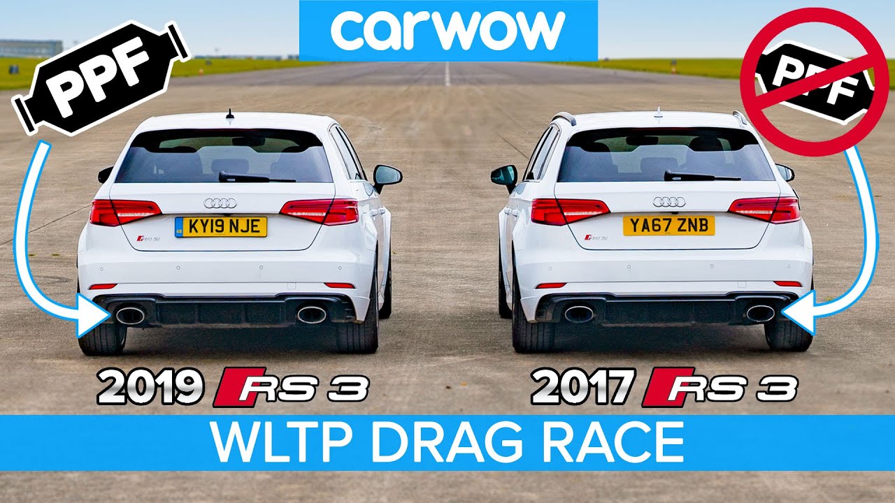Audi RS3 2020 vs 2017: DRAG RACE & DYNO TEST. have the new emissions regs ruined performance cars?