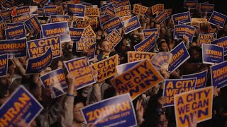 Claire Valdez speaks at Zohran Mamdani's "A City We Can Win" Rally