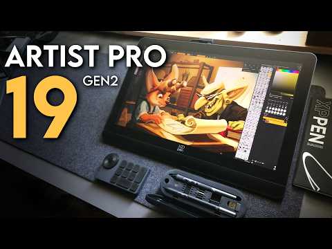 MEJORANDO LA MEJOR TABLETA Review XP Pen Artist Pro 19 Gen 2