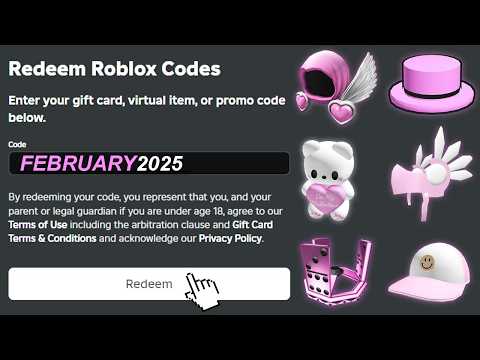 20+ FREE ROBLOX Items 2025! (Working FEBRUARY Promo Codes) | Roblox Event🔥