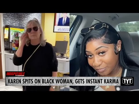Karen SPITS On Black Woman, Gets Instant Karma